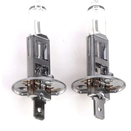 H1 55W 12V Super Bright 6000K White Fog Lights Halogen Bulb Car Headlight Lamp Car Driving Light car styling parking auto