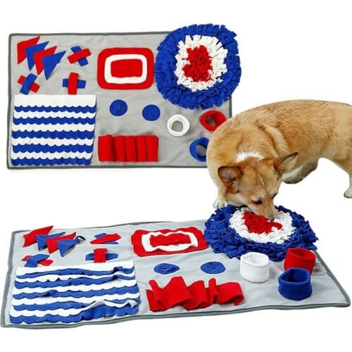 New Interactive Pet Dog Training Blanket Dog Snuffle Mat Slow Feeding Dogs Cats Food Mats Foraging Mat NoseworkBlanket