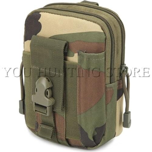 Camouflage Tactical Holster Military Molle Hip Waist Belt Clip Bag Wallet EDC Gadget Pouch Purse Bags Holder Cell Phone Multicam