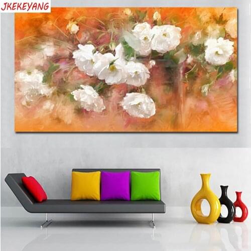 Wall Art Pictures 5D Diy diamond painting flower Diamond Mosaic sale Rhinestone Embroidery cross stitch Y3434