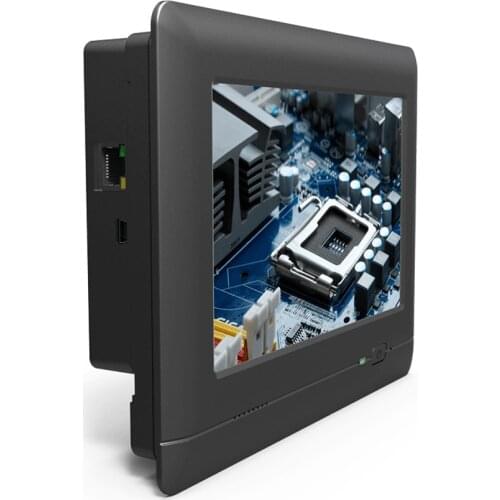 LILLIPUT GK-7600 7" LED 4-wire Resistive Touch Monitor IPC Mobile Data Terminal Mini Embedded Industrial Control Device System