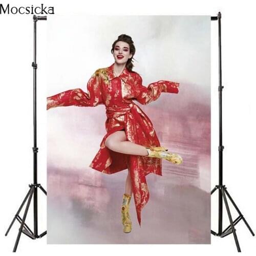 Mocsicka Vintage Oil Painting Style Photography Background Abstract Pink Texture Backdrop Child Portrait Decoration Props Studio