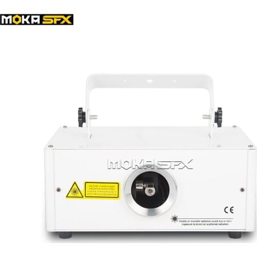 500MW 1W RGB Full Color DMX Beam Scanner Animation Laser Projector Stage Effect Light