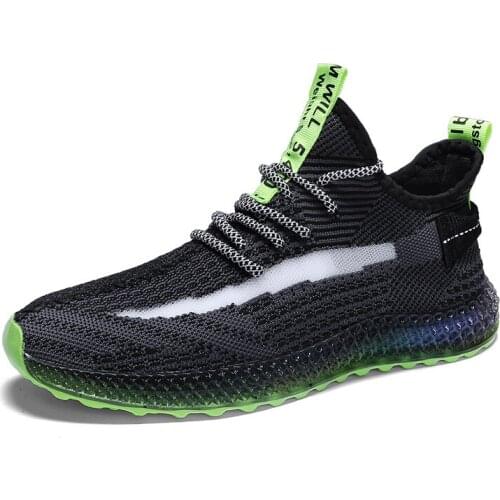 Mens shoes lace up shoes Brand new sports shoes light outdoor breathable mesh mens fashion sports shoes men casual shoes