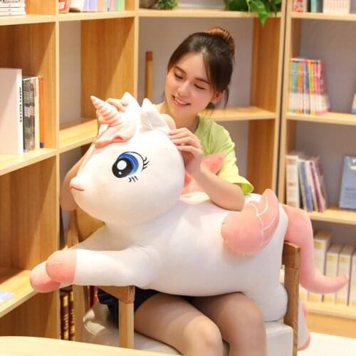 Soft Unicorn Plush Toy Baby Kids Appease Sleeping Pillow Doll Animal Stuffed Plush Toy Birthday Gifts for Girls Children