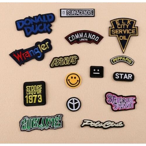 New cloth patch patch badge DIY English alphabet badge cap badge patch sewing ironing clothing accessories cloth stickers