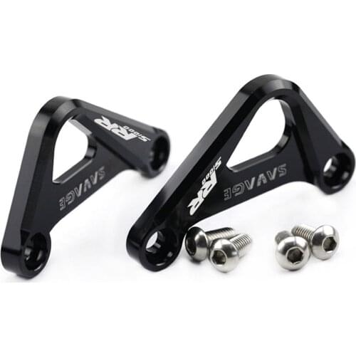 For BMW S1000RR S 1000RR S1000 2010-2018 Rear Foot Rest Blanking Plates Motorcycle Accessories Footrest Black Footrest With Logo