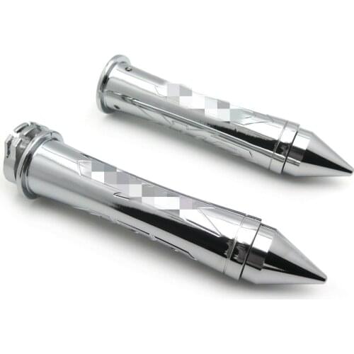 Aftermarket free shipping Custom 7/8" 22mm Handlebar Grip "CBR" Logo For Honda Cbr 600 900 929 954 1000 Rr F1 F2 F4I CHROMED