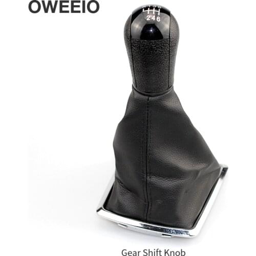 OWEEIO Gear Stick Shift Knob Gear For Ford Focus Shift Dust Cover Handball One Black Gear Stick Handball New