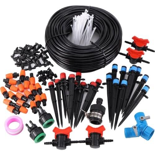 10/20/30/40m DIY Automatic Drip Irrigation Water Kit Garden Yard Balcony Potted Watering System Misting Humidify Cooling Supplie