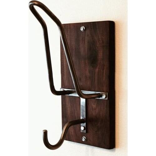 Motorcycle Helmet Rack and Jacket Hook Multifunctional Metal Wall-Mounted Hanger for Living Room Bedroom TS1