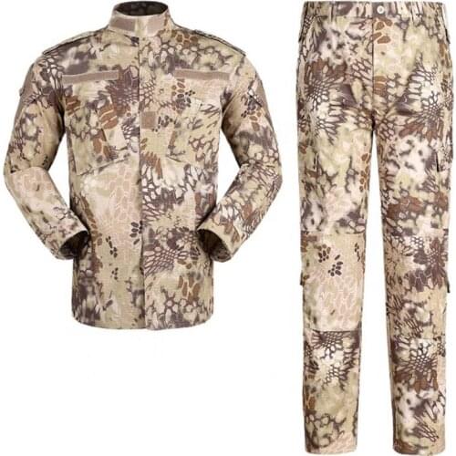 Highlander Desert Pythons Grain Kryptek Combat Uniform Tactical Outdoor Military Solider Camping Hiking Hunting Wear
