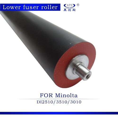 2PCS For Minolta DI 2510 3510 3010 Compatible Lower Fuser Roller Pressure Roller copier parts DI2510 DI3510 DI3010 Photocopier
