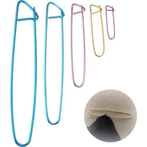 6pcs Marker Stitch Holder Needle Clip Craft Safety Pins Knitting Crochet Weaving Sewing Tools