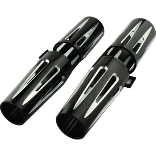 Aluminum 39mm Motorcycle Front Fork Sliders Shrouds Boot Cover Guard Narrow Glide For Harley Sportster XL 1200 883 2004-2013