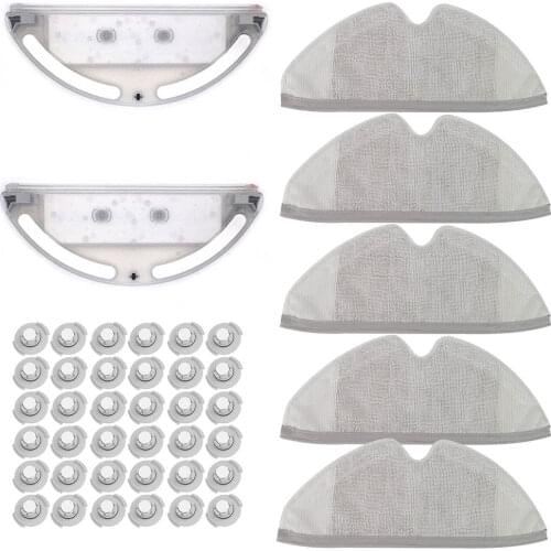 Robot Vacuum Cleaner Water Tank for Xiaomi Mijia mi Vacuum 2 Roborock S50 S51 T60 T61 Mop Pro Cloth Spare Parts Set Accessories