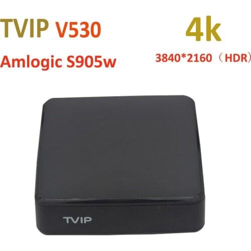 Newest TVIP 530 Box 1GB 8GB Amlogic S905W Quad Core TV Box TVIP S-Box V.530 3840x2160 4K Youtube Work on Linux TVIP V530 10pcs