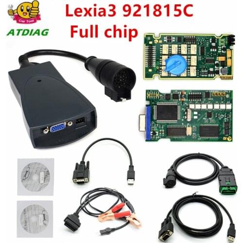 Lexia 3 PP2000 Full Chip Diagbox V7.83 with Firmware 921815C Lexia3 V48/V25 For Cit-roen for Peu-geot OBDII diagnostic-tool