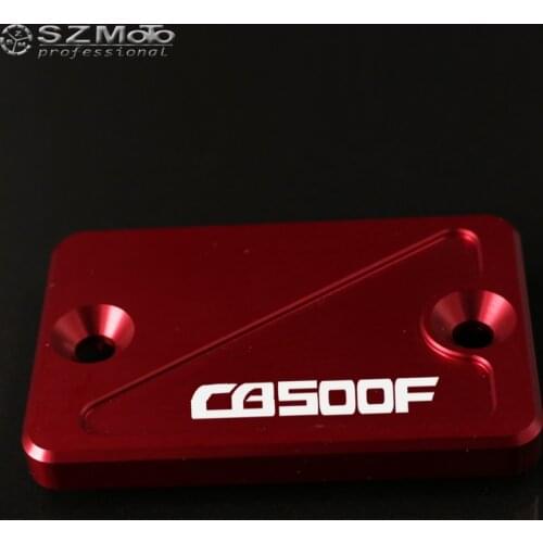 For HONDA CB500F CB 500F CB500 2013-2017 Aluminum Motorcycle Accessories Front Brake Master Cylinder Fluid Reservoir Cover CNC