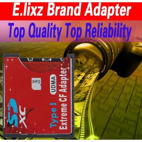 Hot-sale E.lixz Wifi Sd Sdhc Sdxc To Cf Type Compact Flash Memory Card Adapter Reader For 8m~256gb Memory Card 1 Pc