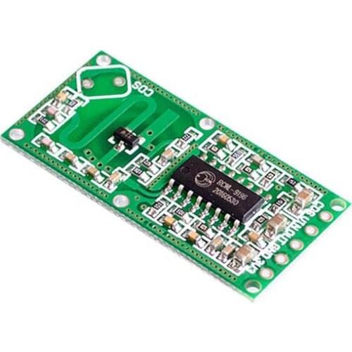 Elecrow RCWL-0516 Microwave Radar Sensor Switch Module Body Induction Module 4-28V 100mA Smart Electronics Sensor DIY Kit