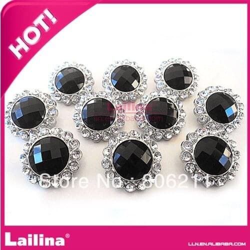 Elegance Multicolor Rhinestone Buttons For Clothes Accessories Acrylic Button
