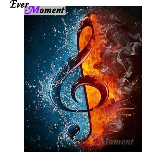 Ever Moment Diamond Painting Music Embroidery Mosaic Cross Stitch 5D DIY Full Square Drills Home Decorations Gift ASF1524