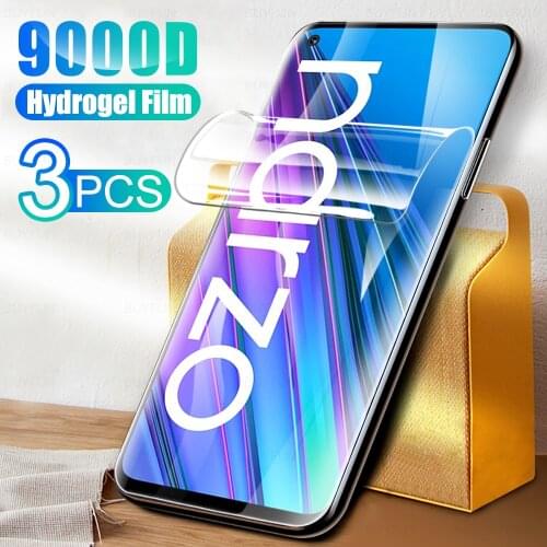 3pcs full cover Realmi Narzo 30 hydrogel film hd front screen protectors film not glass 6.5" ​For Realme Narzo Narzo30 30 5G fil