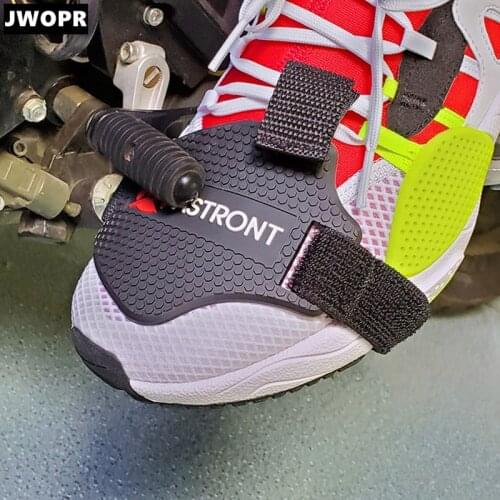 JWOPR Motorcycle Gear Protection Shoe Cover Riding Gear Shift Protection Cover Rubber Pad Shift Lever Shoe Protection Pad