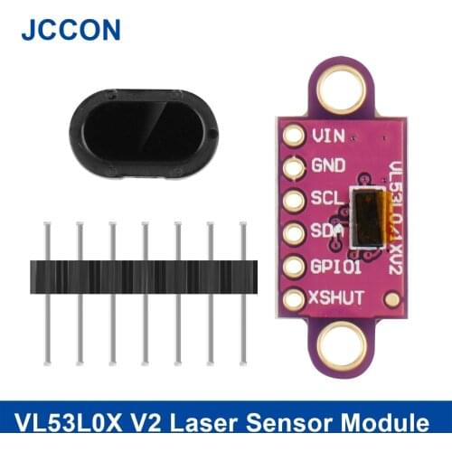 VL53L0X V2 Laser Ranging Sensor Module ToF Time-of-Flight(ToF) Breakout 940nm GY-VL53L0X I2C IIC Laser Distance Module