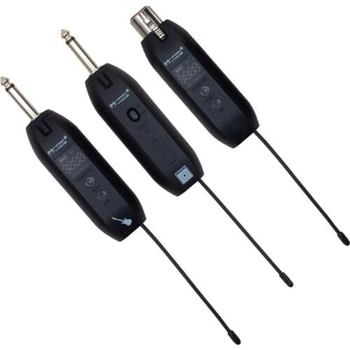 MAGICVOICE MV-19594 UHF GUITAR TYPE WIRELESS MICROPHONE SET of THREE (MİC XRL Lİ)