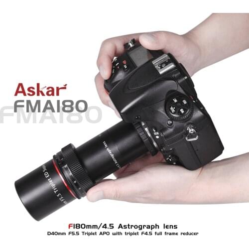 ASKAR FMA180 Multi-Function Telescope, Manual Lens, Guide Star, Multi-Function Integration