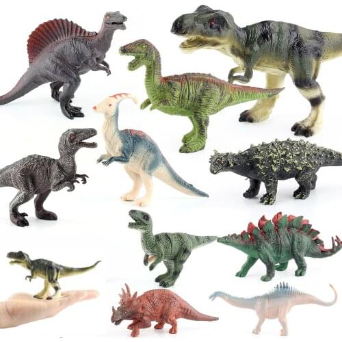 15cm Small Dinosaur Models toys Jurassic Tyrannosaurus Indominus Rex Triceratops Brontosaurus 13 styles Dinosaur Model toys
