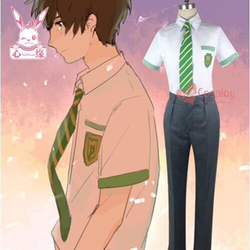 New Anime your name. cosplay Tachibana Taki cartoon Halloween Japanese Harajuku male School uniform costumes cosplay