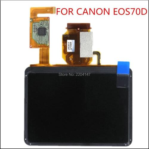 New LCD Display Screen For Canon EOS 70D;DS126411 SLR camera With touch and backlight and outer screen