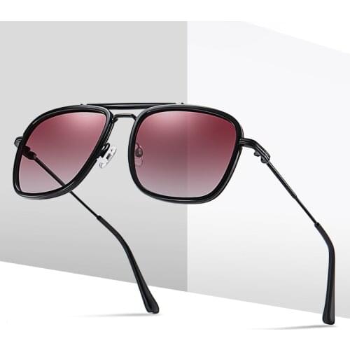 Women Polarized Sunglasses Alloy+TR90 Square Frame Fashion Rays Brand Designer Driving Sun Glasses for Men Women Goggle UV400