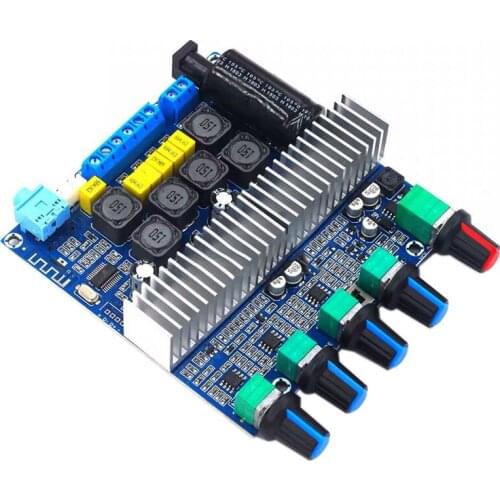 TPA3116 Bluetooth 5.0 Stereo Subwoofer Amplifier Board 2.1 Channel 2X50W+100W Bass AMP Home HIFI Audio Amplifier Board