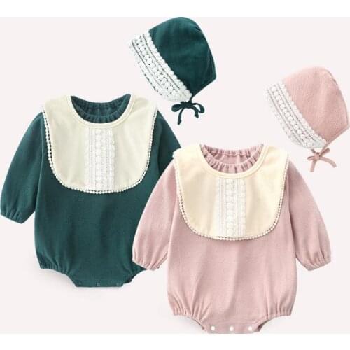 Spring Baby Girl Clothes Ins New Arrival Twins Infant Bodysuit 3pcs Long Sleeve Clothing For Girl Autumn Birthday Newborn Outfit
