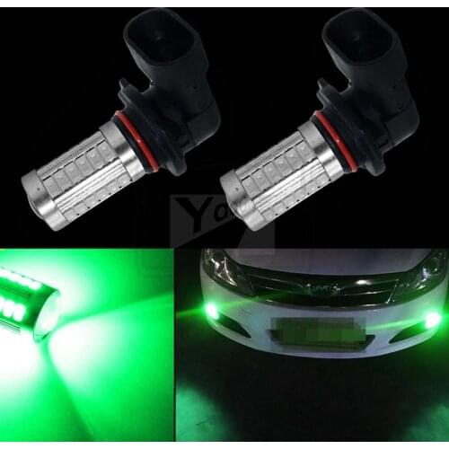 YaaGoo 2X Green LED Car Fog Light Driving Bulbs Lamp 33SMD High Power 9006 HB4