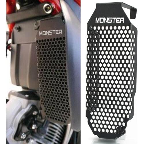 Motorcycle Radiator Guard Grille Oil Cooler Cover For Ducati Monster 797 2017 2018 2019 2020 Scrambler Icon Dark Cafe Racer