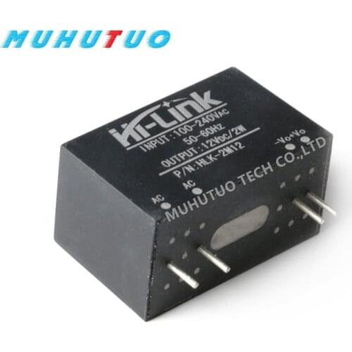 1PCS AC-DC step-down power supply module 220V to 3.3V/5V/9V/12V 2W HLK-2M03 HLK-2M05 HLK-2M09 HLK-2M12