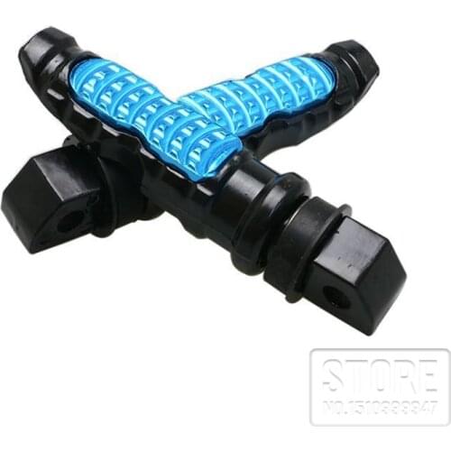 2x Universal Motorcycle Foot Rest Scooter Foot-Peg Motorbike Pedal Modification Part Rear Passenger Foot-rests Footrests