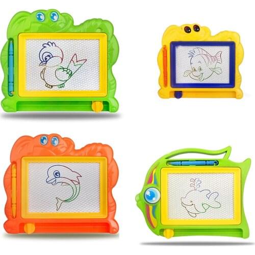 2017 NEW Children Writing Doodle Stencil Painting Magnetic Drawing Board Set Learning & Education Toys Hobbies for Kids 1PCS