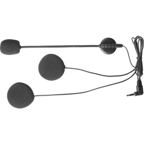2019 Motorcycle Intercom Accessories 3.5mm Microphone Speaker Earphone Replacement for VNETPHONE V4 V6 EJEAS V6 Pro E6 E6 PLUS