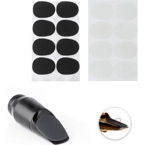 8pcs/Set Treble/Alto/Tenor Saxophone Clarinet Mouthpiece Patches Pads Cushions 0.3mm