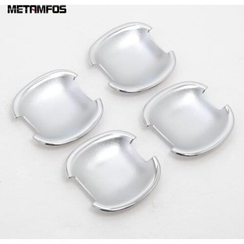 For Kia Sportage 2010-2013 2014 Chrome Door Handle Bowl Cover Trim Molding Decoration Frame Exterior Accessories Car Styling