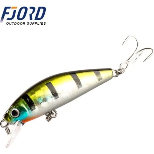 FJORD Quality 6.8g 50mm Sinking Minnow Lure Wobblers Lures Jackbait Laser Hard Baits Swim Bait Artificial Baits Fishing Lure