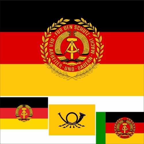 German East Germany (1949–1990) Flag 3X5FT 100D Polyester Double Stitched High Quality Banner