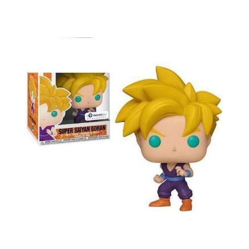Funko POP Animation: Dragonball Z 509# - Super Saiyan Gohan (Galactic Toys Exclu Figure, Dr. Doom Figure Collectible Model toys