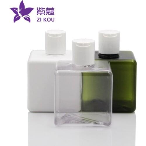 Hot-selling 1pcs free shipping 250ml square shape PETG bottle Screw cap Travel Size factory outlets Cosmetics bottle
